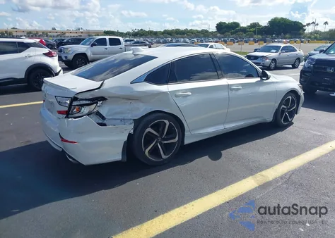2019 Honda Accord Sport from USA, damaged, VIN 1HGCV1F37KA130085